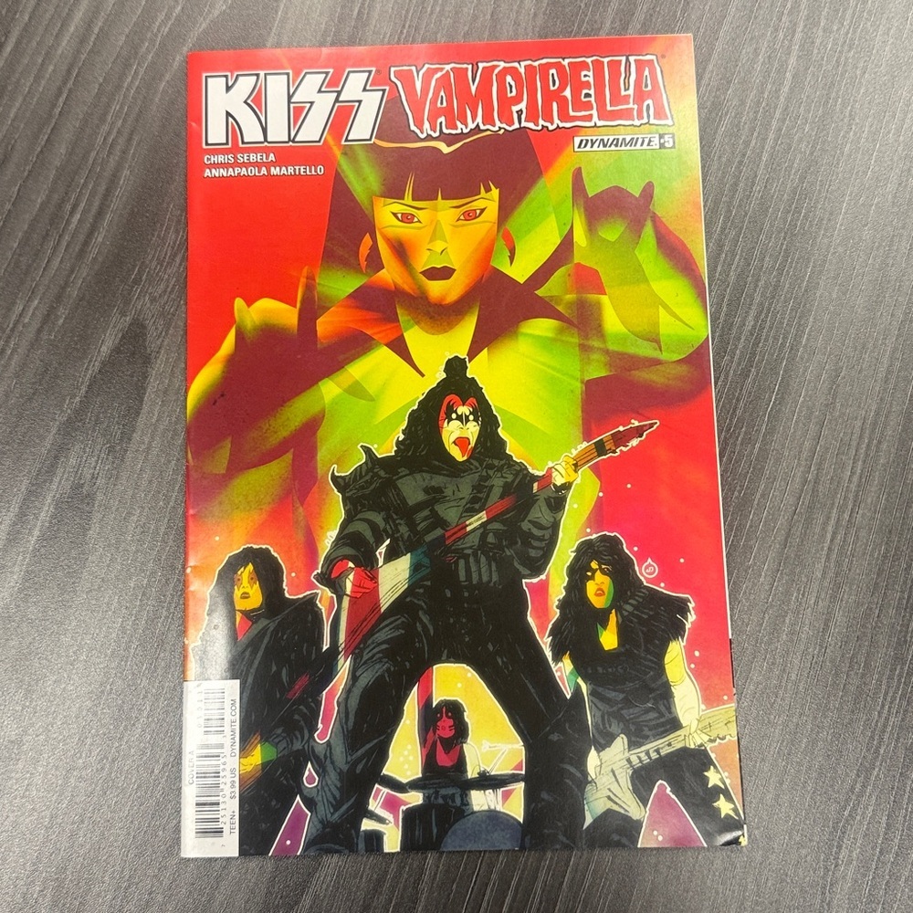 KISS Vamprella Comic Book Issue #5 Dynamite Comics